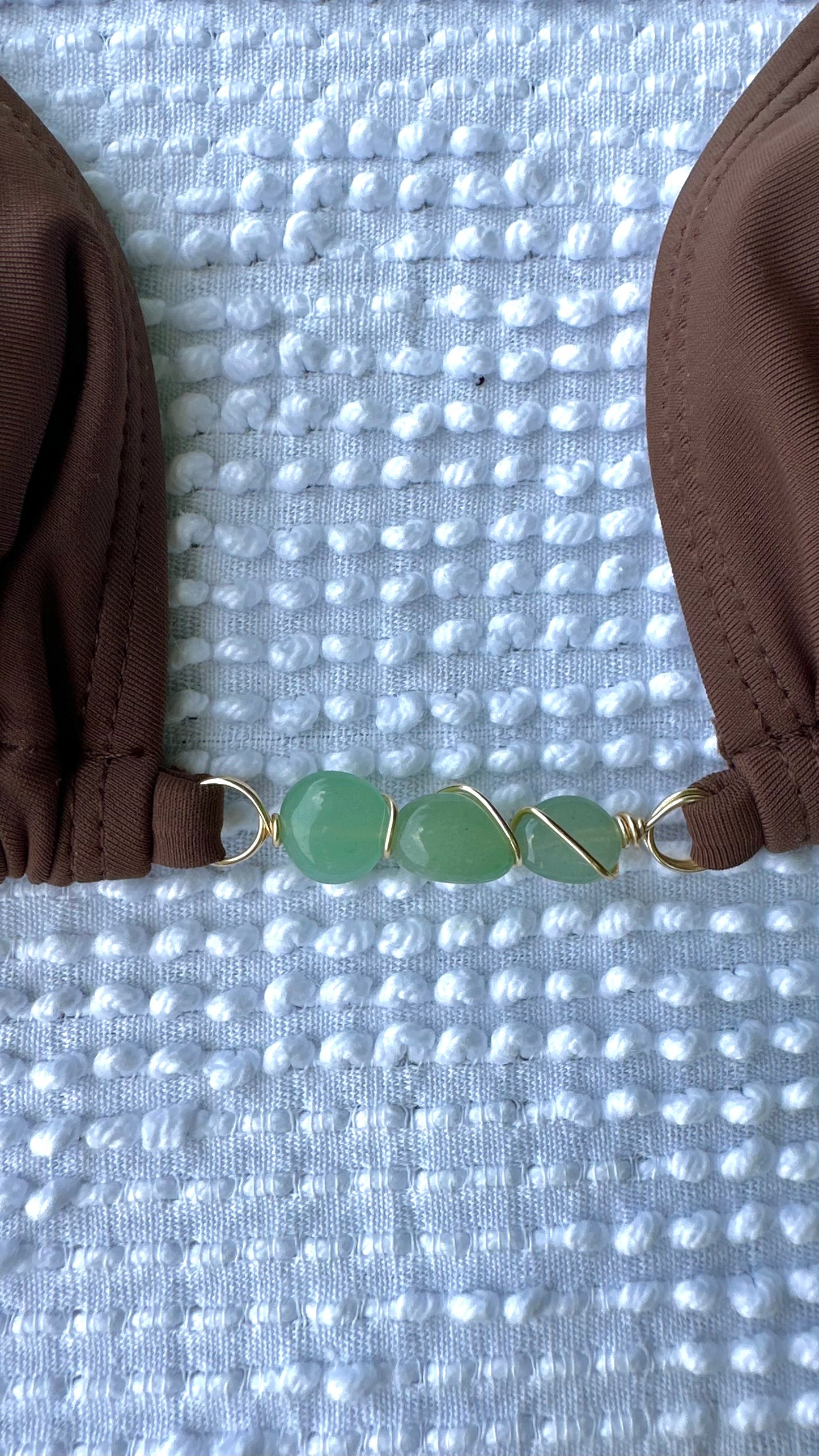 green aventurine bikini