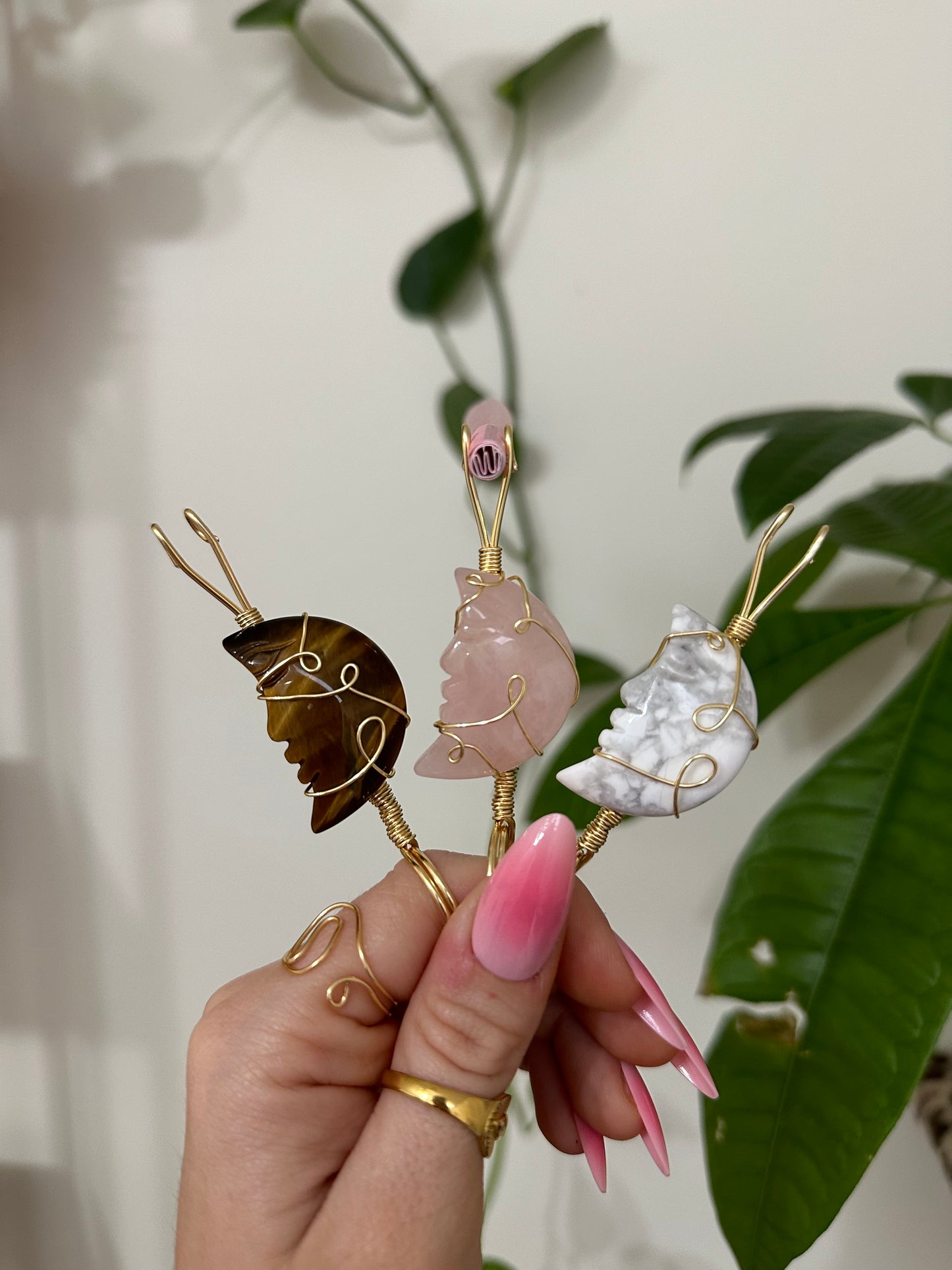 moon face cigarette holder | crystal cigarette holder | gift for smokers