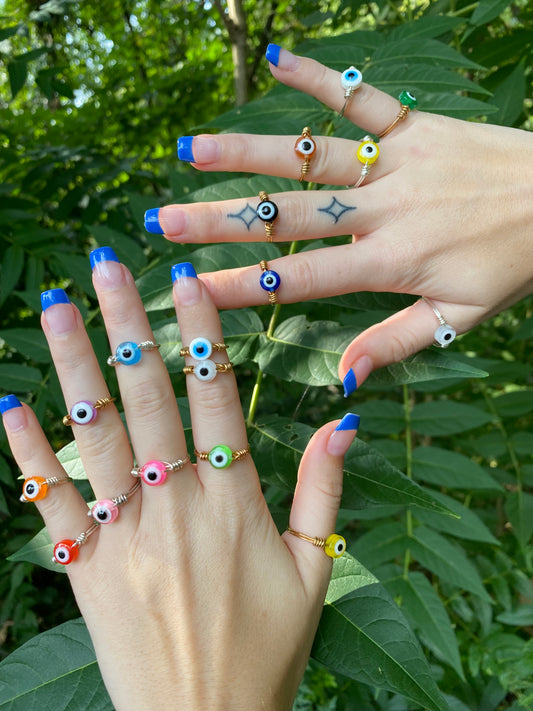 evil eye ring
