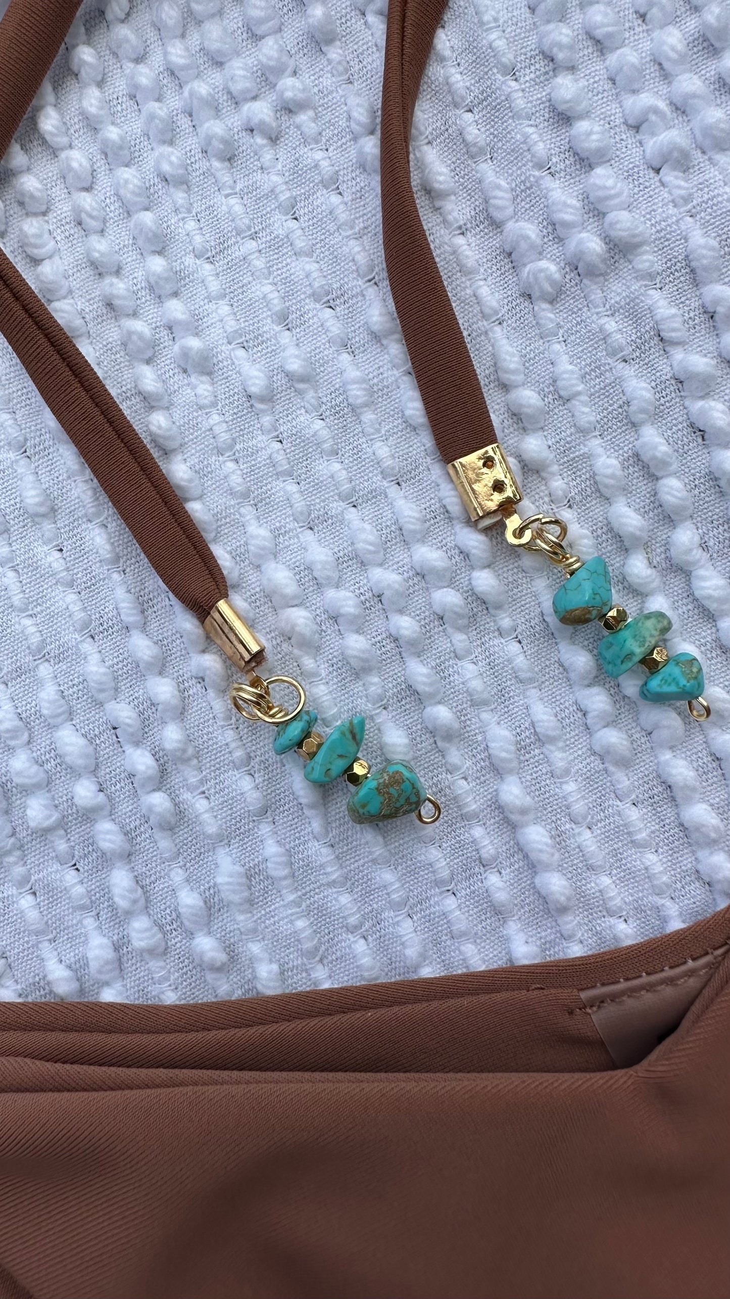 strapless turquoise cheeky bikini set